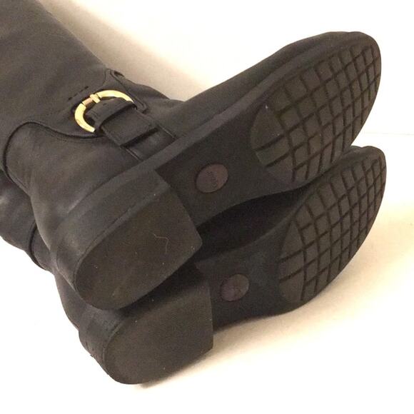 MeToo Dee leather riding boots black size 6 EUC --- - Picture 4 of 8